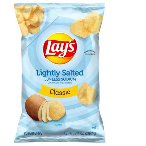 Lay's Lightly Salted Potato Chips 235 g 8 oz