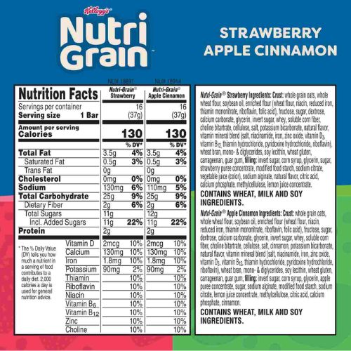 Kellogg's Nutri-Grain Variety Pack 40 Bars