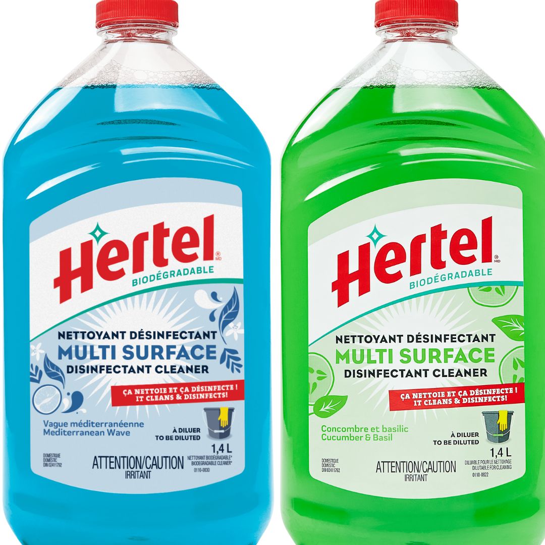 Hertel Biodégradable Multi Surface Désinfectant Cleaner