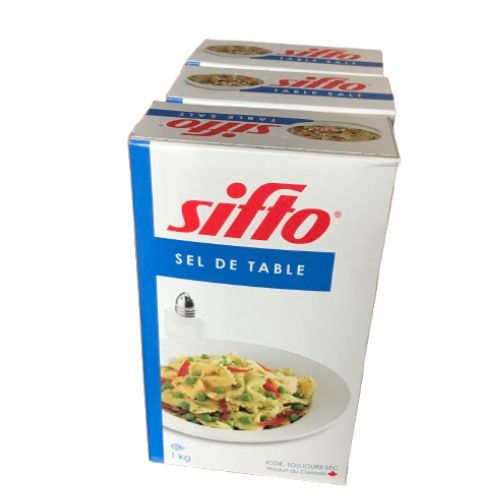 Sifto Table Salt pack de 3 unité